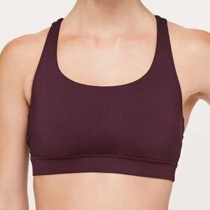 lululemon athletica Dark Purple Sports Bra